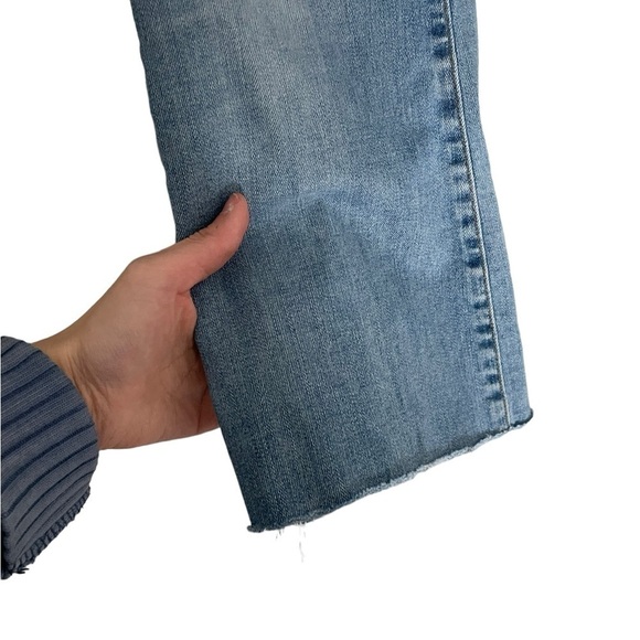 Madewell Light Wash Cali Demi Bootcut Exposed Button Fly Jeans 27 Tall - Picture 8 of 9